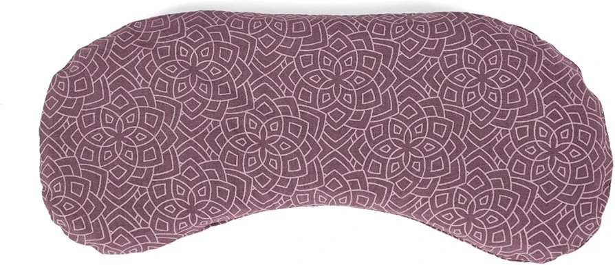 Bodhi Soft Cotton Eye Pillow | Organic Linseed & Organic Lavender Filling | Vegan | Eye Mask for Yoga, Relaxation & Meditation | Available in Several Designs